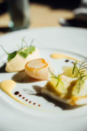 Restaurant Atre · Restaurant Gastronomique à Honfleur, Calvados · Saint-Jacques