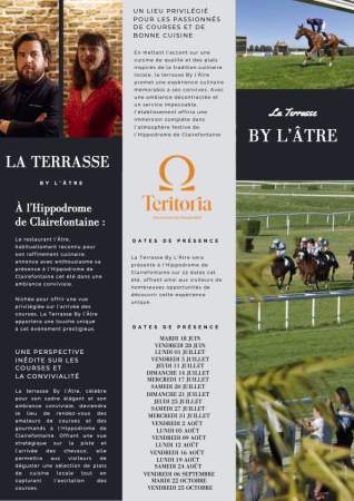Retrouver nous à "La Terrasse" by L'Âtre lors de 22 dates extraordinaire